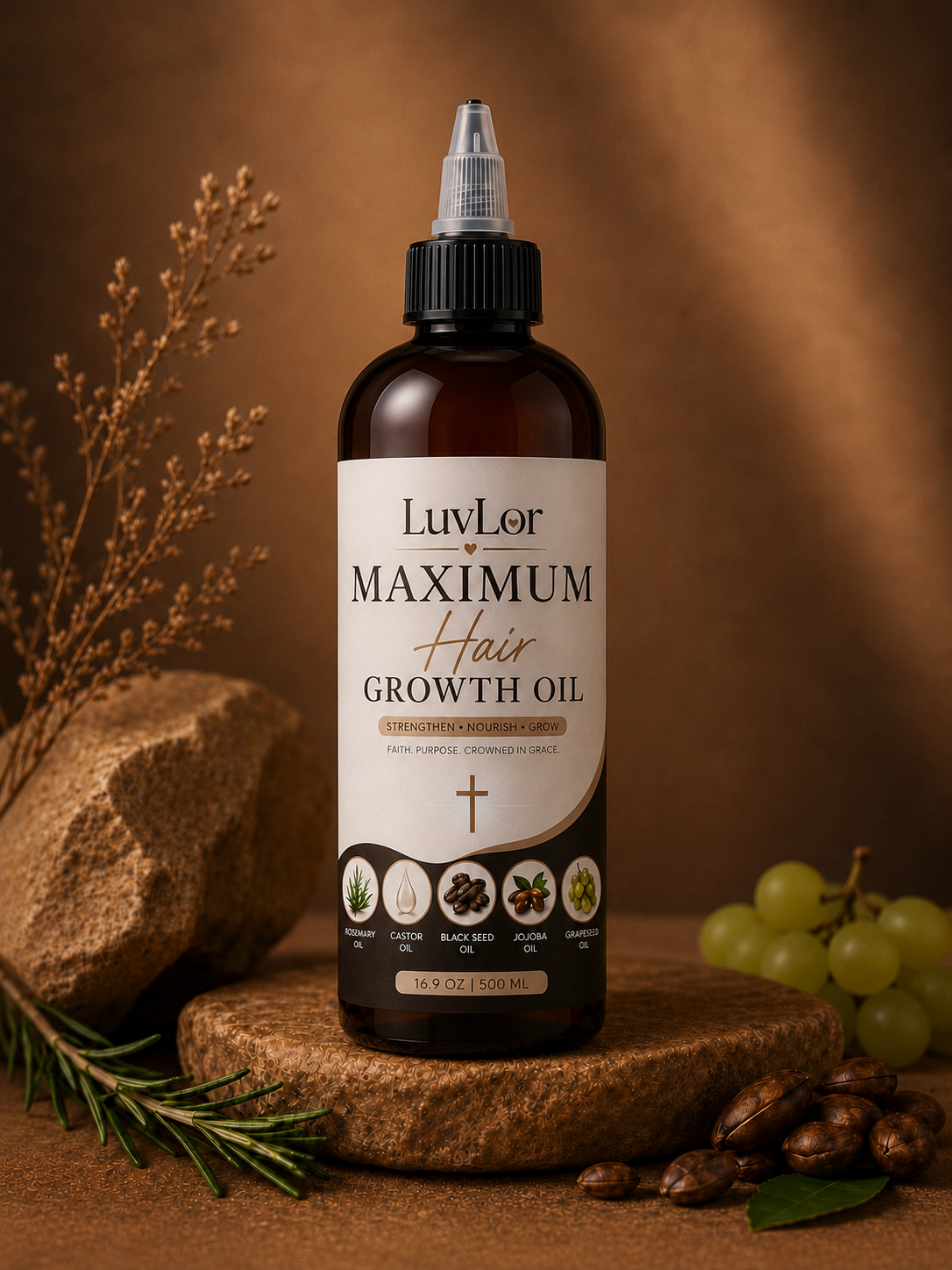 Maximum Hair Growth Oil Jumbo 16.9 oz