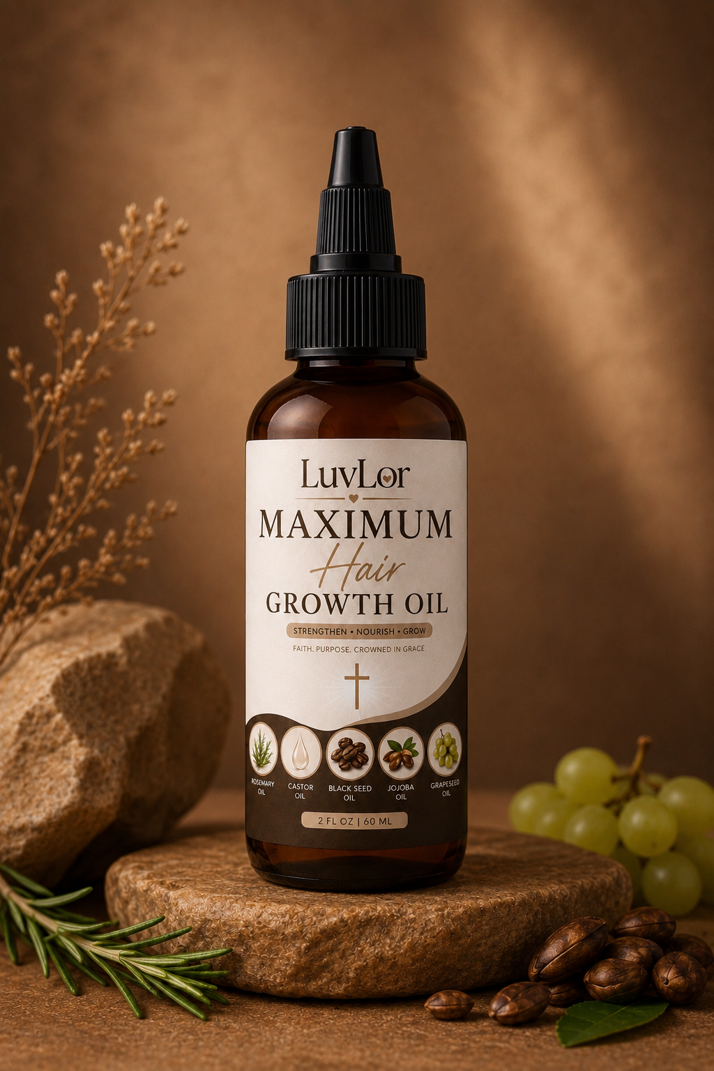 Maximum Hair Growth Oil Mini 2oz